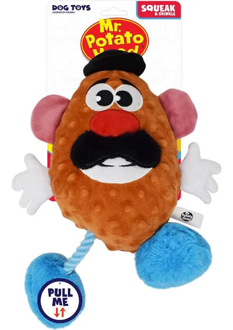 Hasbro Dog Toys Squeak and Crinkle Mr. Potato Head 11in Mixed