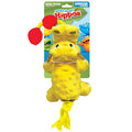 Hasbro Dog Toys Hungry Hungry Hippos Squeak and Tug Plush 17in Blue/Yellow/Red