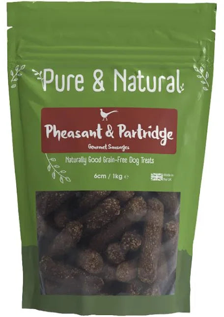 Pure & Natural Pheasant & Partridge Sausages 1kg