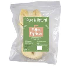 Pure & Natural Puffed Pig Noses 3pk