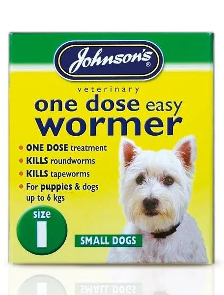 Johnsons B051 One Dose Wormer Size 1