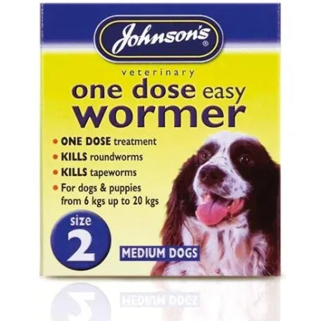 Johnsons B052 One Dose Wormer Size 2