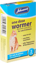Johnsons B059 One Dose Wormer for Cats & Kittens 2 tablets
