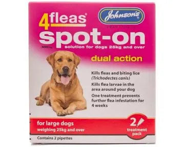 Johnsons D045 4Fleas Spot On Large Dog