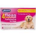 Johnsons D085 4Fleas Tablets Large Dog 6 Treatment