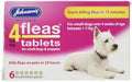 Johnsons D084 4Fleas Tablets Puppy and small dog 6 x Treatment VMD