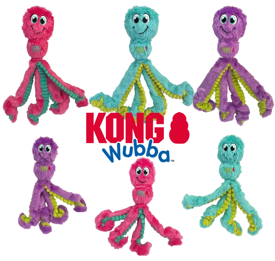 KONG Wubba Octopus Assorted Large