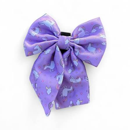 Pup Chic Unicorn Sailor Bow