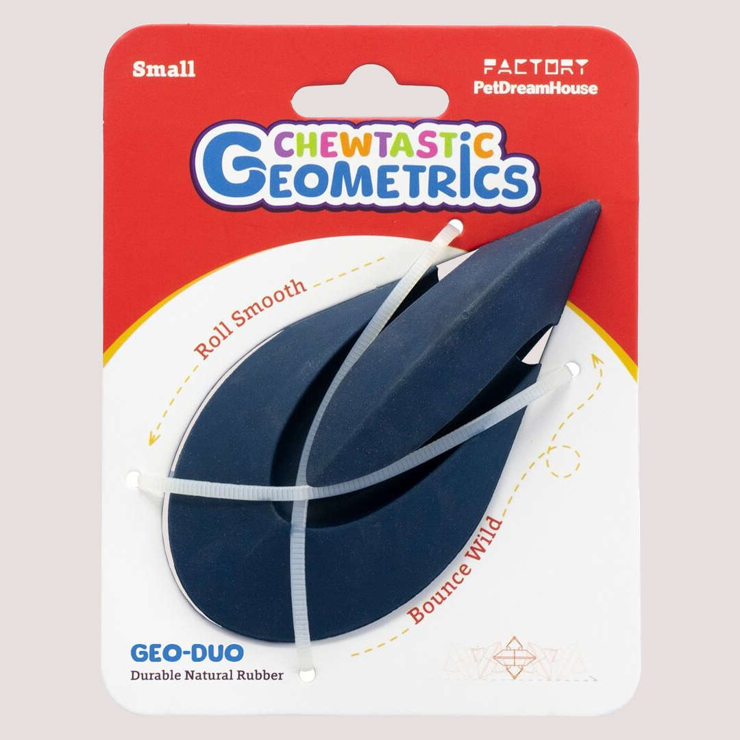 Pet Dream House Chewtastic Geometrics Natural Small Geo-Duo Black