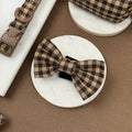 Cocopup Cotswold check bow tie