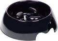 Nobby Anti-Gulping Melamine Food & Water Bowl Black 750ml