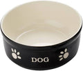 Nobby Dog Ceramic Bowl Black 460ml 6.1in