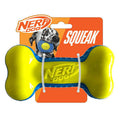 Nerf Dog TPR EXO Micro Squeak Bone 7in Blue/Green