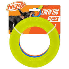 Nerf Dog Translucent EXO Spike Ring 3pk 5in Green/Blue/Orange
