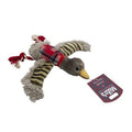 Milos Red Check Goose Dog Toy