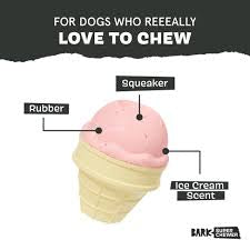 BARK! Super Chewer I-Squeak Cone