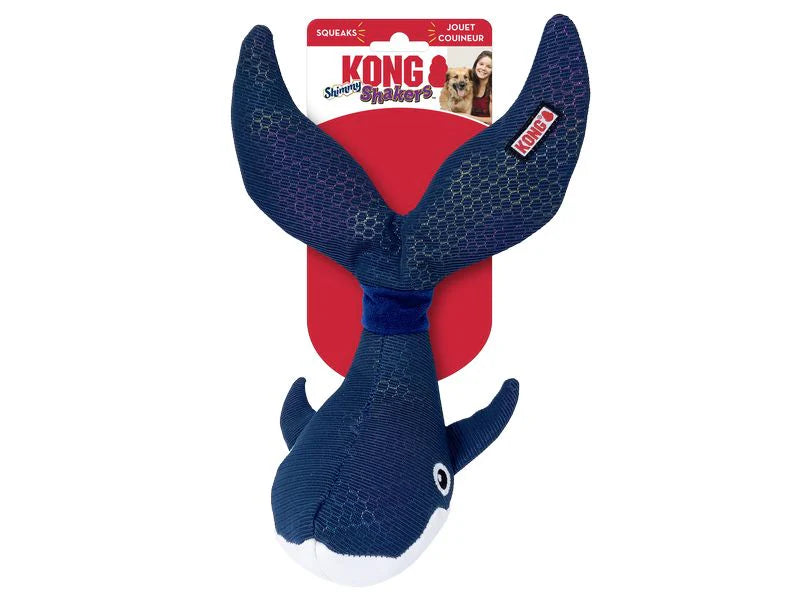 KONG Shakers Shimmy Whale Medium