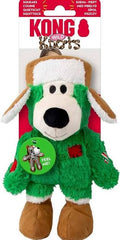 KONG Holiday Wild Knots Bear Assorted Medium/Large - Christmas Line