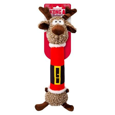 KONG Holiday Shakers Luvs Reindeer Medium - Christmas Line