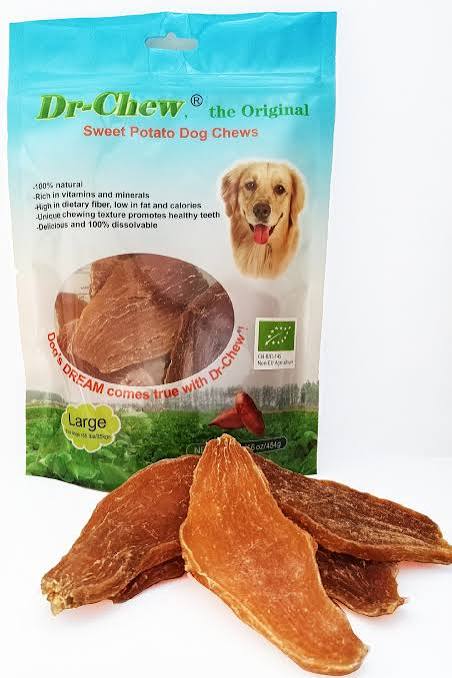 Dr Chew Sweet Potato Dog Chews