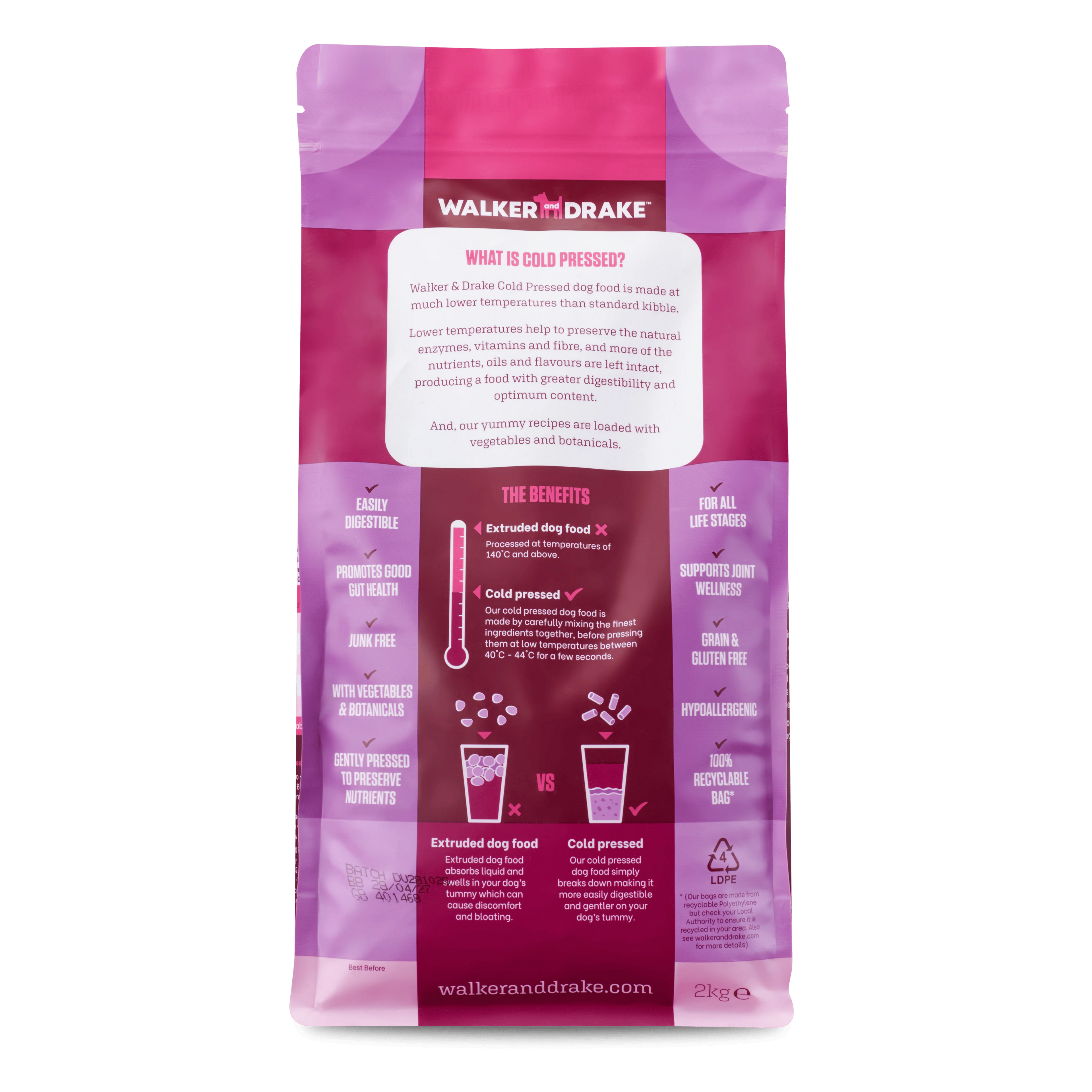 Walker & Drake Cold Pressed Duck 2kg