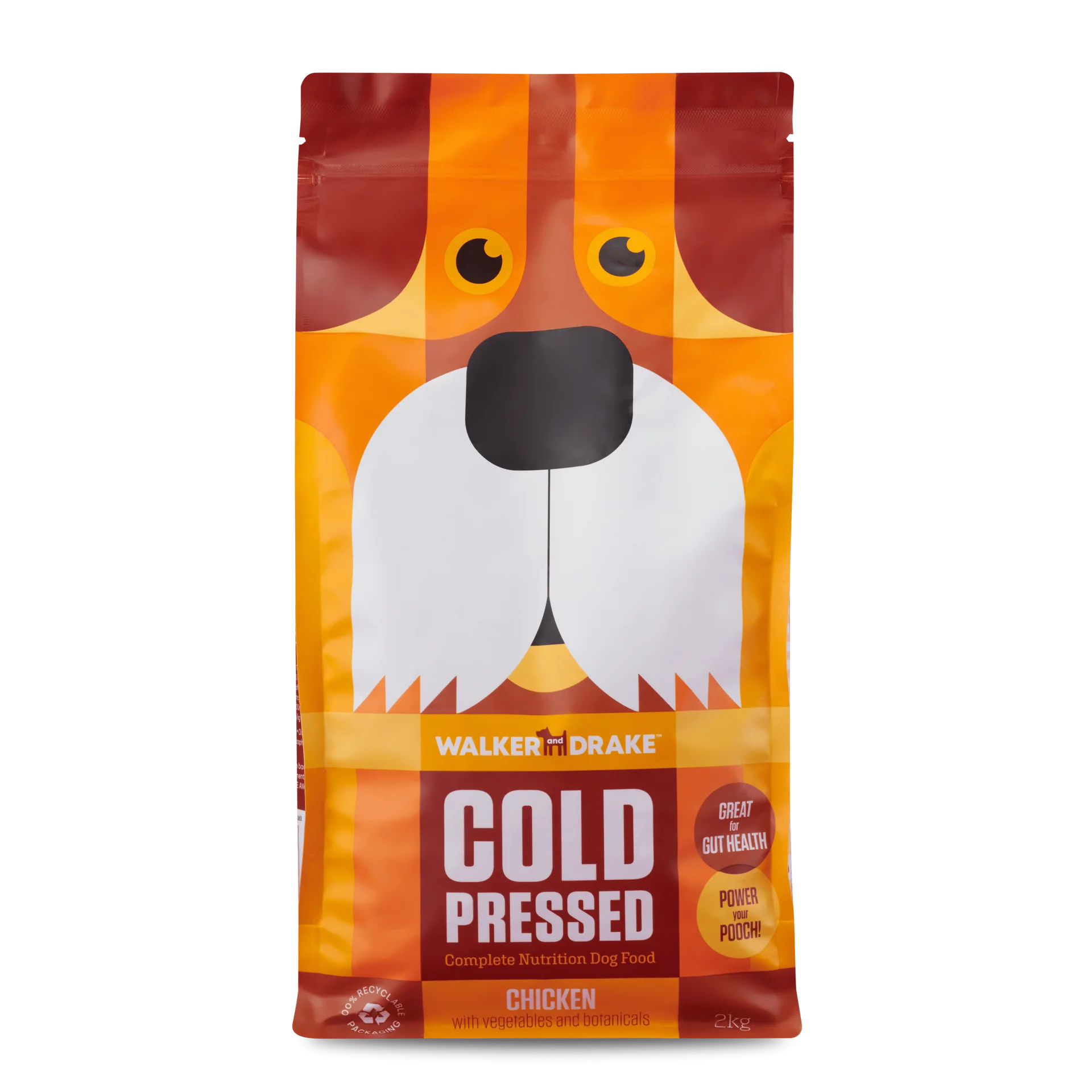 Walker & Drake Cold Pressed Dog Food Chicken 2kg