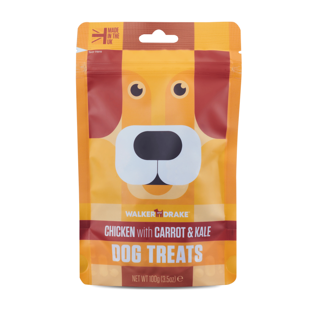 Walker & Drake Chicken with Carrot & Kale Treats 100g
