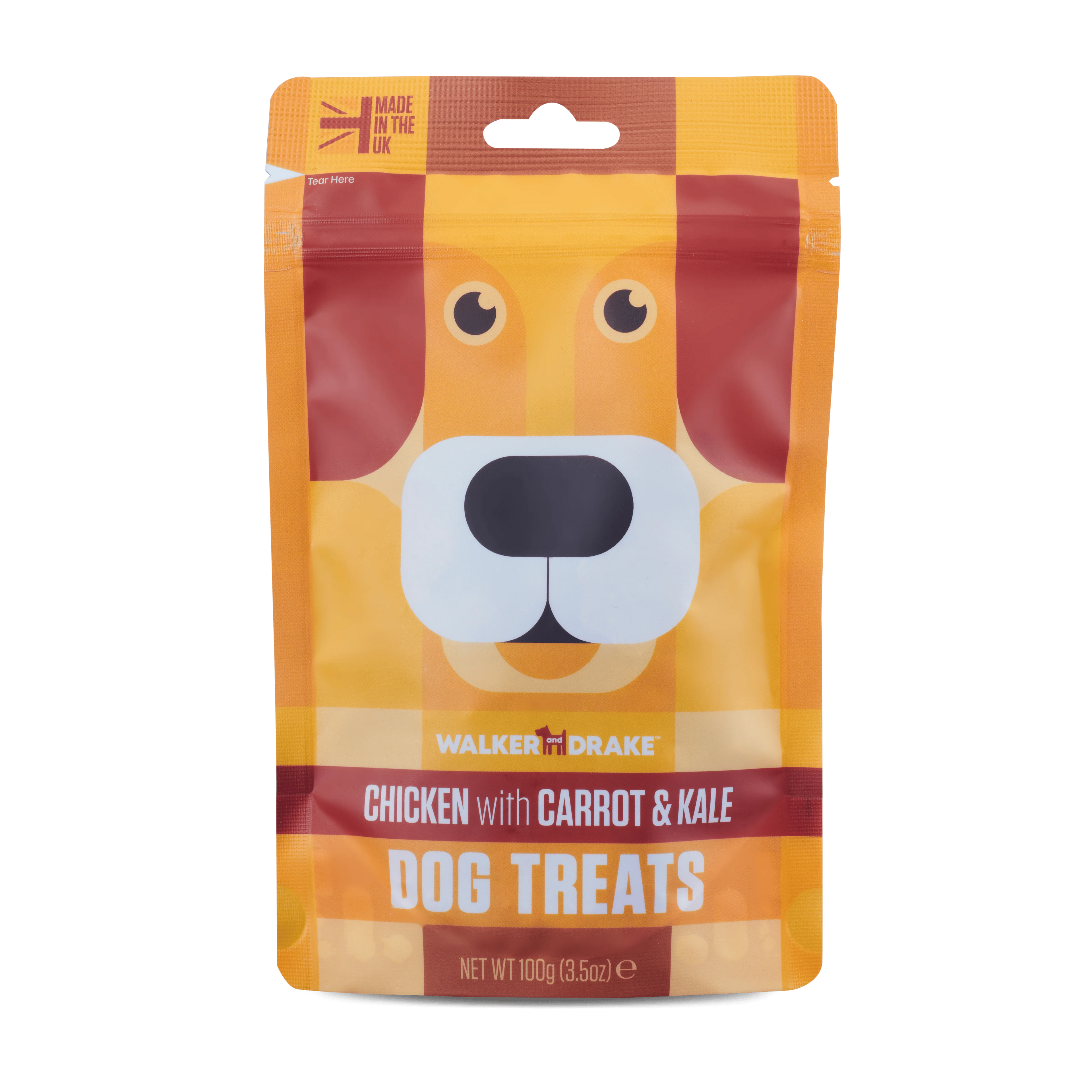 Walker & Drake Chicken with Carrot & Kale Treats 100g