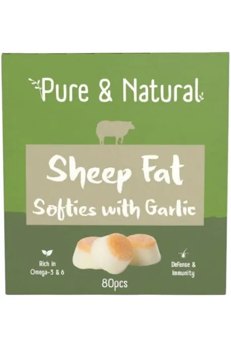 Pure and Natural Sheep Fat Softies with Garlic 265g