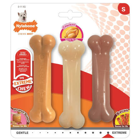 Nylabone Xtrm Chew 3pk Small