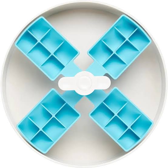 Pet Dream House Spin Interactive Feeder Windmill Blue