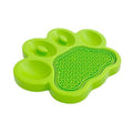 Pet Dream House Paw 2in1 Slow Feeder & Lick Pad Green
