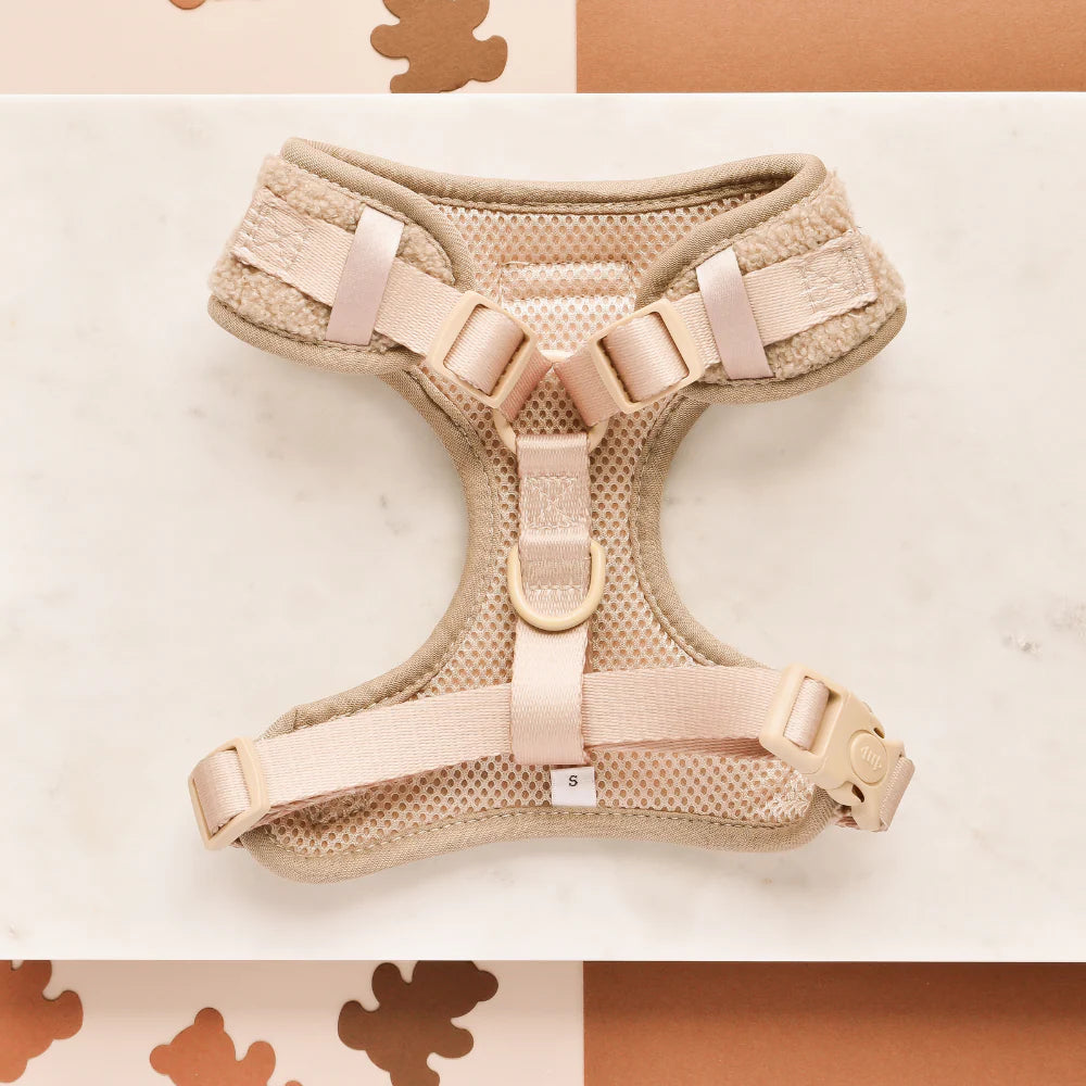 Cocopup Embroidered Teddy Adjustable Neck Harness