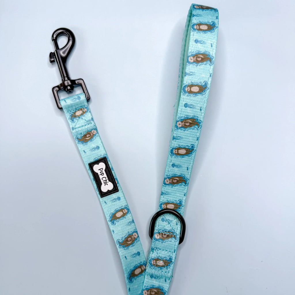 Otterly Lovely 5ft dog lead 🦦💙 - Pup Chic Boutique