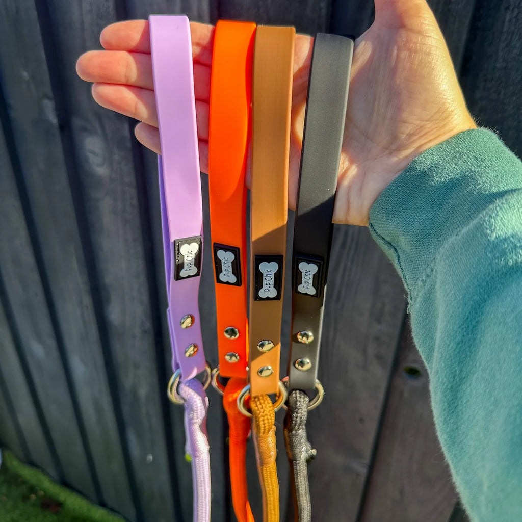 5ft Rope Dog Lead with PVC Handle - Pup Chic Boutique
