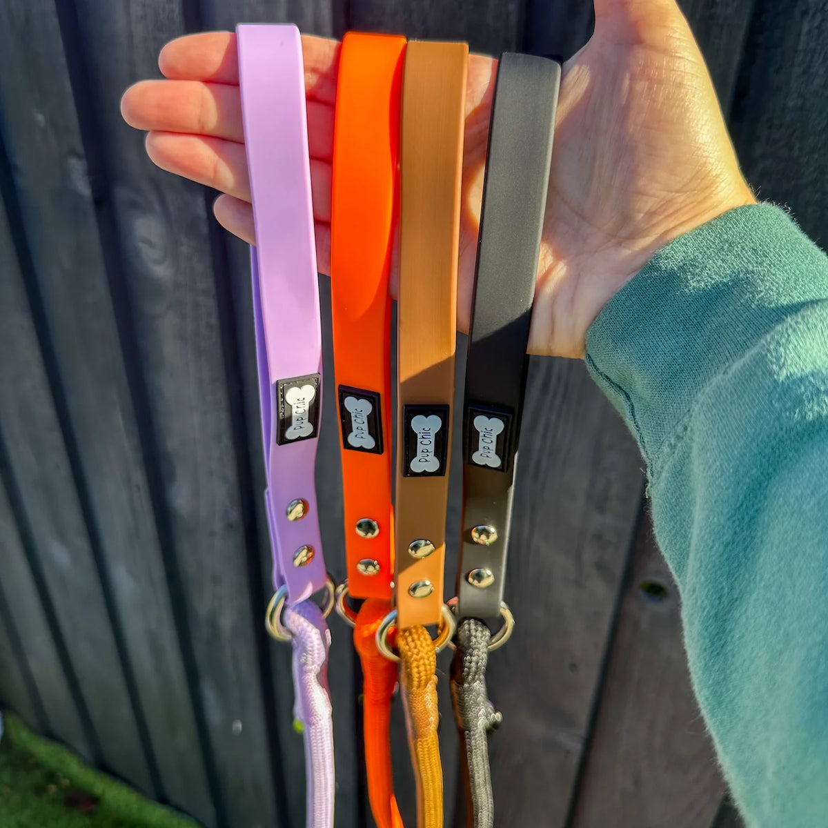 5ft Rope Dog Lead with PVC Handle - Pup Chic Boutique
