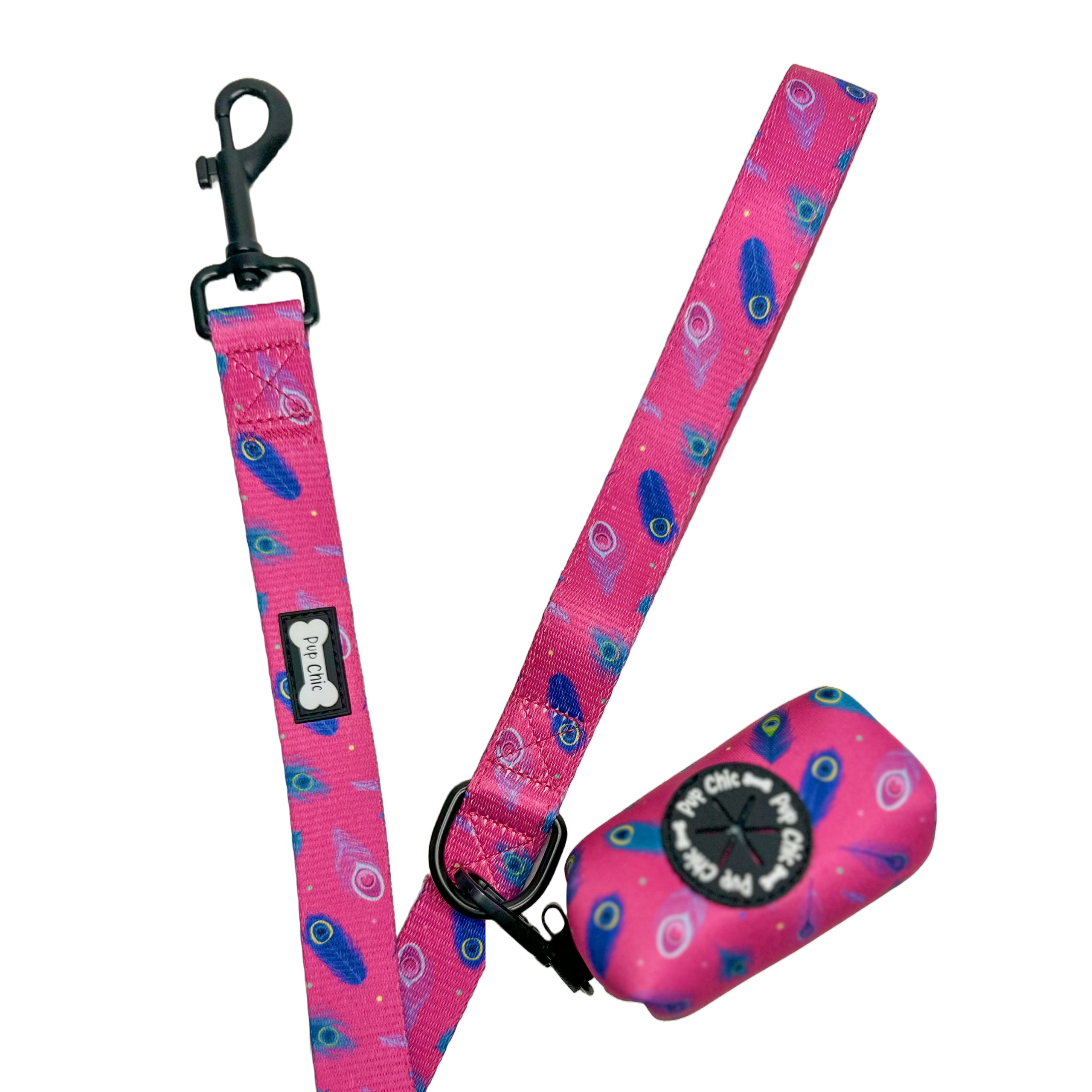 Peacock Power Poo Bag Holder  - Pup Chic