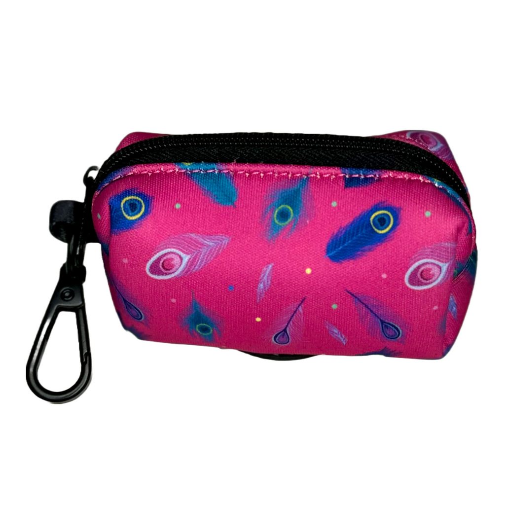 Peacock Power Poo Bag Holder  - Pup Chic