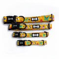 Summer Buzzin yellow dog collar