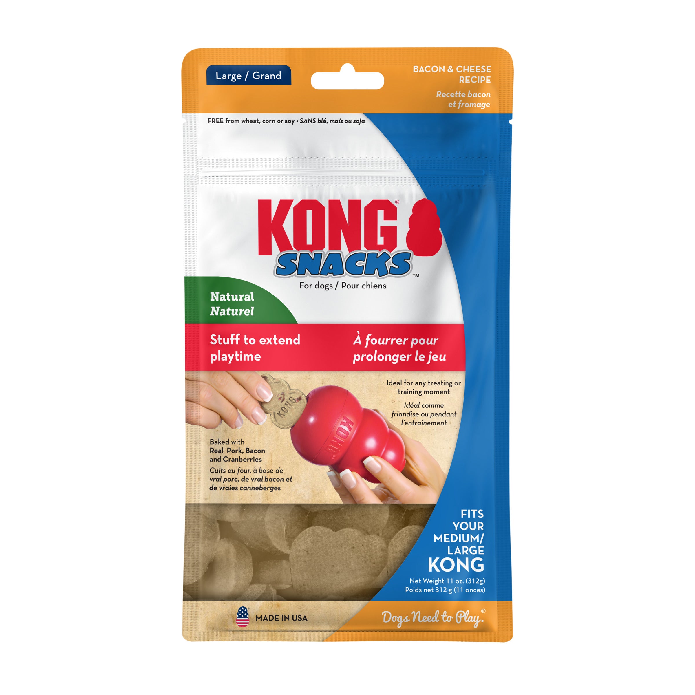 KONG Snacks Bacon and Cheese