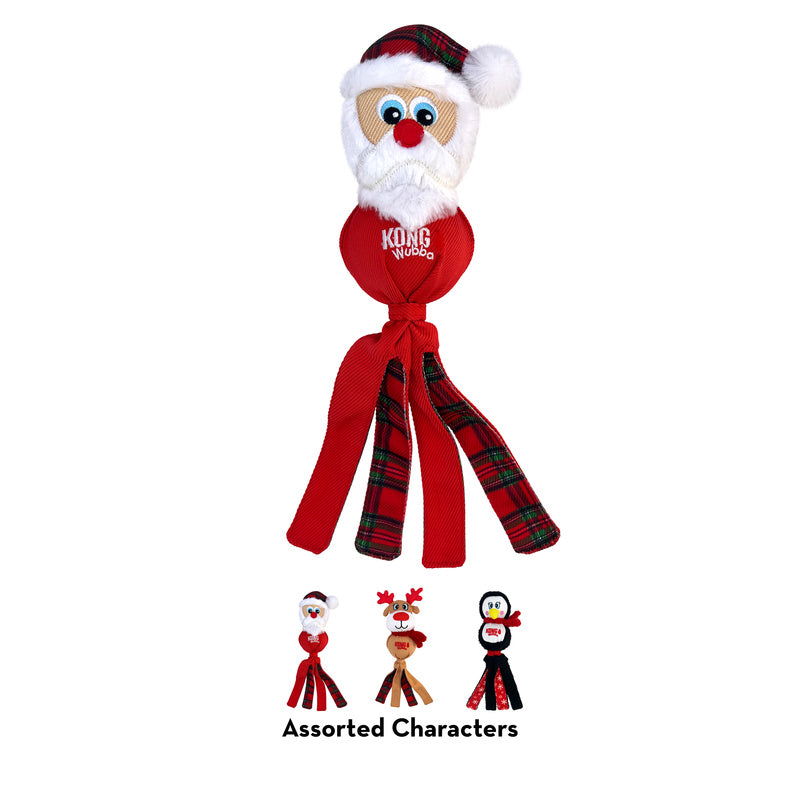 KONG Holiday Wubba Large Christmas Edition assorted designs