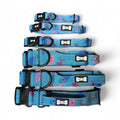 Blue Power Peacock Dog Collars - Adjustable and Tactical 🦚💙 - Pup Chic Boutique