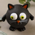Monster Halloween Black Cat Vinyl Squeaky Toy